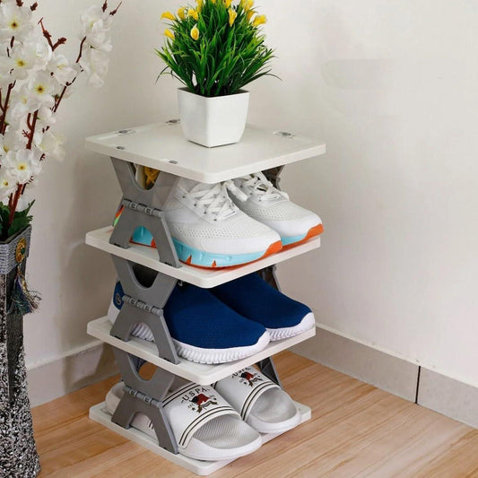 Urban 3-Layer Shoe Rack Foldable • Space-Saving