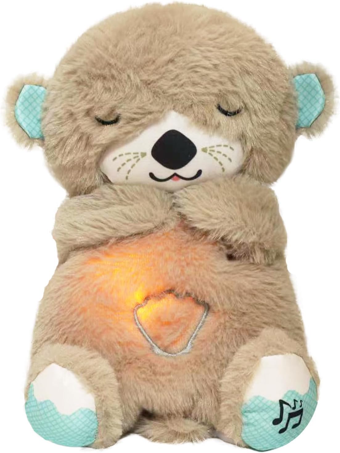 Urban Soothing Sleep Otter Plush Sound & Light • Baby Sensory Toy