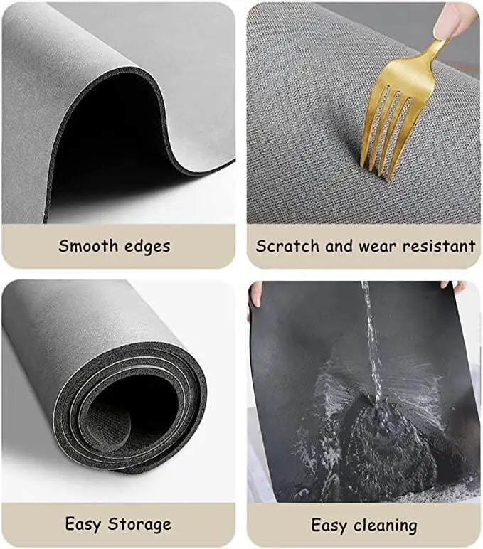 Urban Quick-Drying Mat Set Washable • Pack of 2