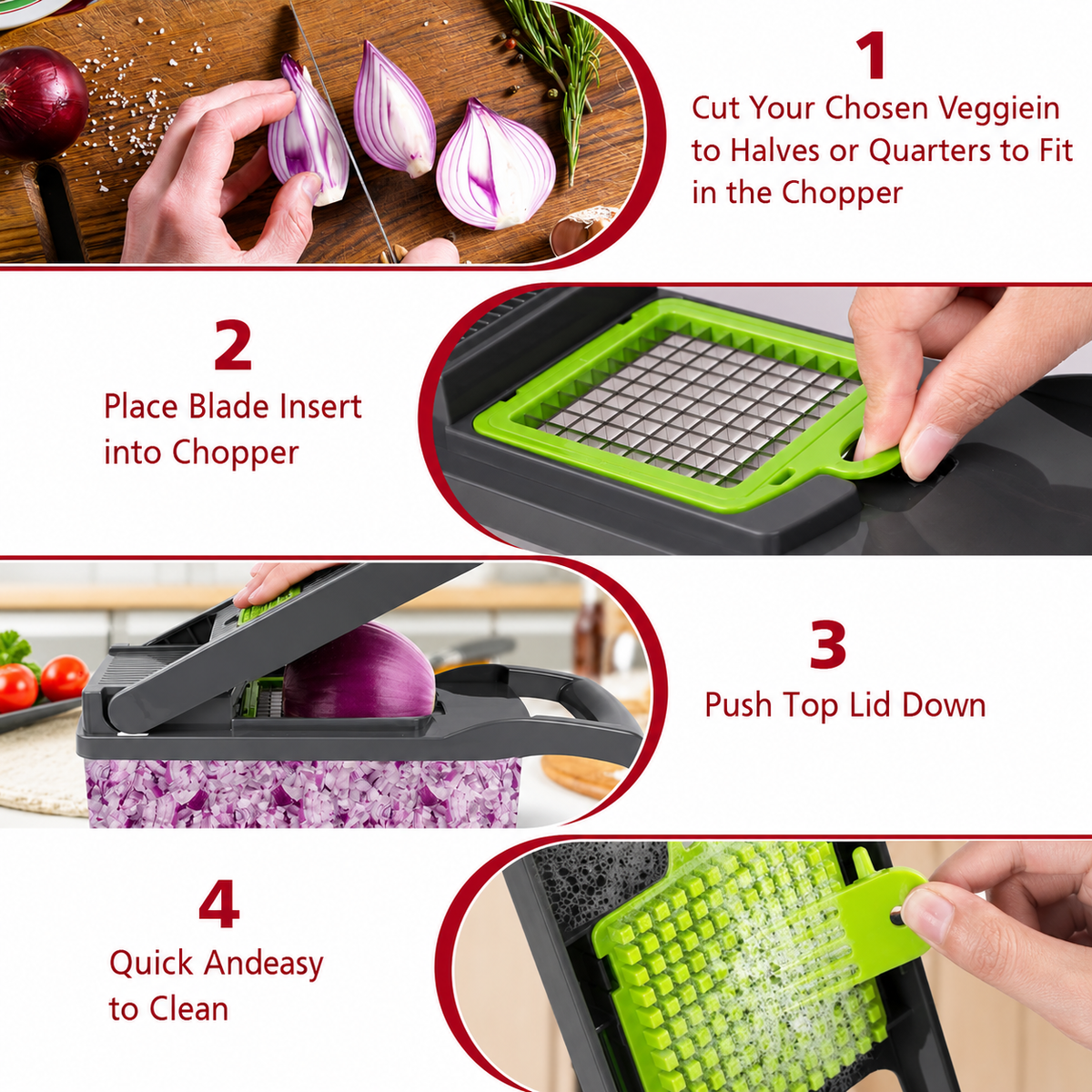Urban 12 in 1 Multi-Purpose Vegetable and Fruit Chopper