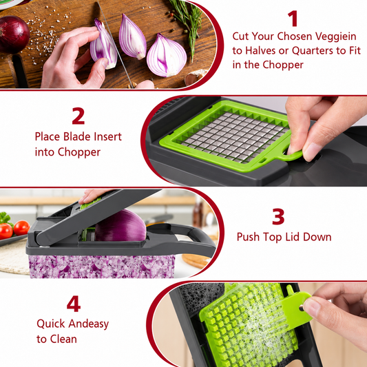 Urban 12 in 1 Multi-Purpose Vegetable and Fruit Chopper