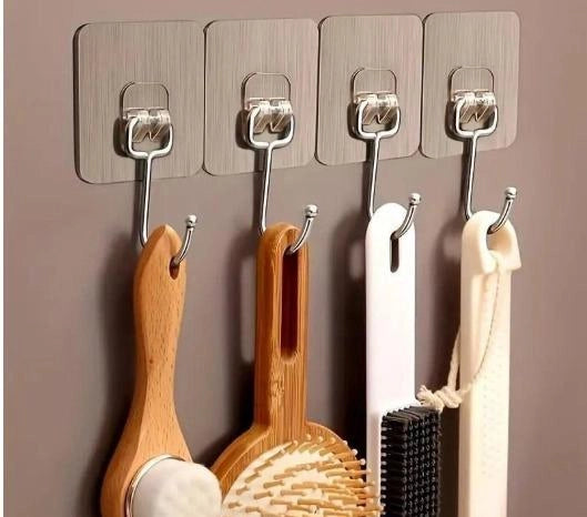 Urban Large Adhesive Hook for wall Heavy Duty, (Pack of 10)