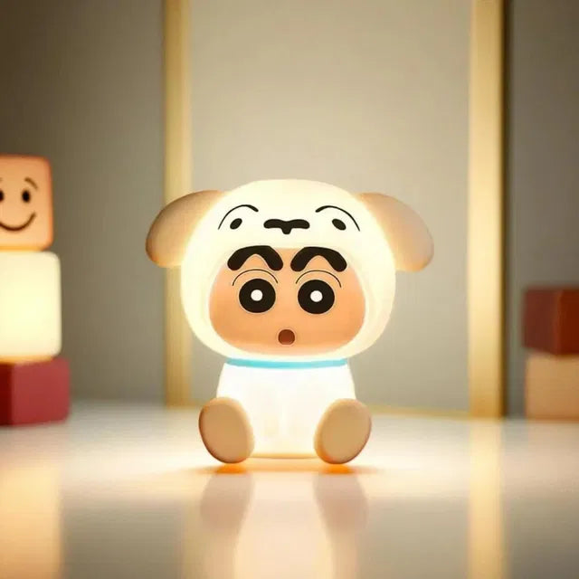 Urban Cartoon Puppy LED Night Light Lamp • Kids Room Decor