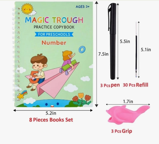 Urban Magic Practice Copybook (4 Book + 10 Refill) (A-127);;'''[;;'[[]