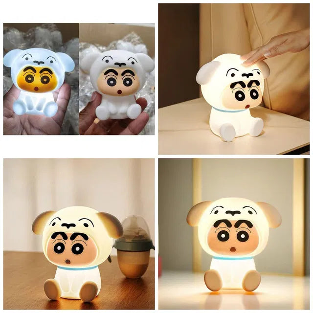 Urban Cartoon Puppy LED Night Light Lamp • Kids Room Decor