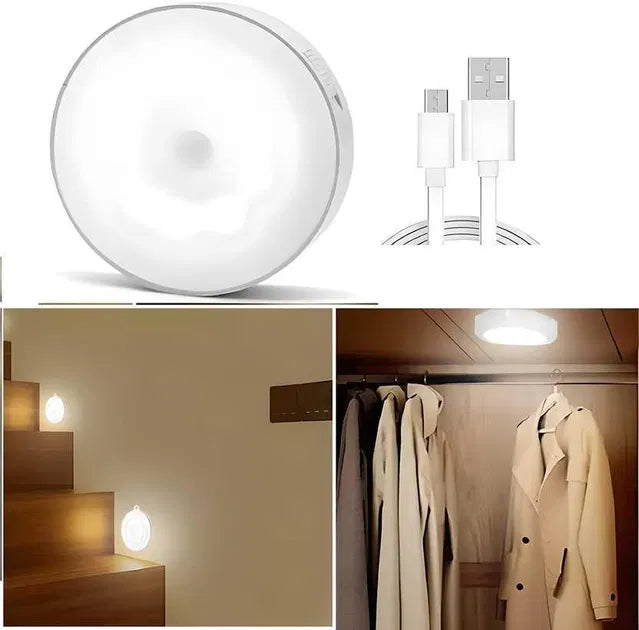Urban Motion Sensor Night Light USB Rechargeable • Pack of 2
